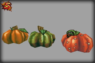 spooky cemetery bundle pumpkins unity 3d sauce