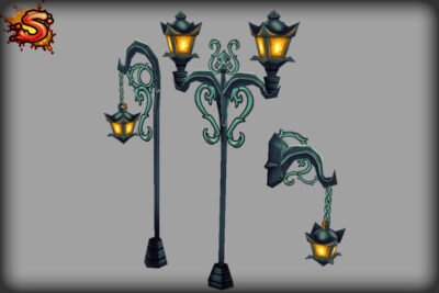 spooky cemetery bundle lamps unity 3d sauce