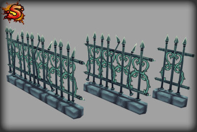 spooky cemetery bundle fences unity 3d sauce