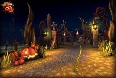 spooky cemetery bundle beauty shot unity 3d sauce