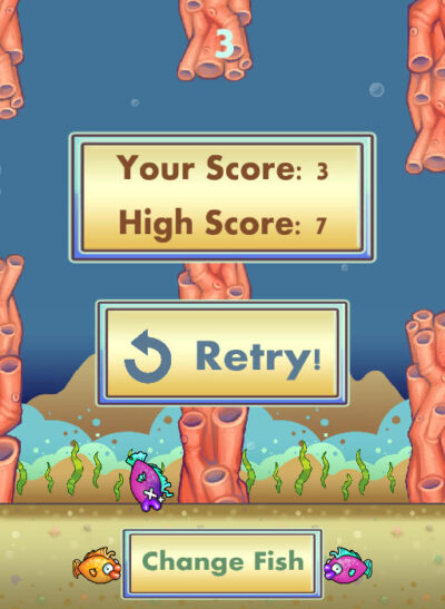 playmaker flappy bird score menu unity 3d sauce