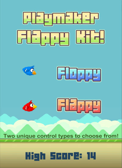 playmaker flappy bird menu unity 3d sauce