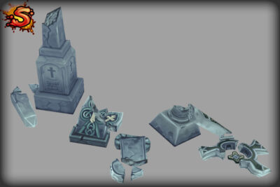 gravestones damaged unity 3d sauce