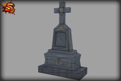 headstone wireframe unity 3d sauce