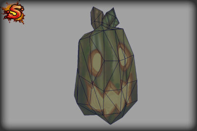 halloween jack-o’-lantern wireframe unity 3d sauce